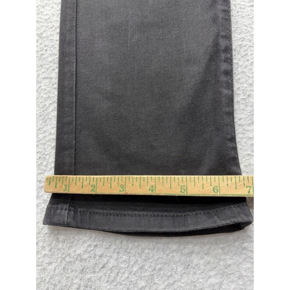 Levis Classic Straight Jeans Womens 8 Short Black Dark Wash Mid Rise Stretch - Picture 8 of 14